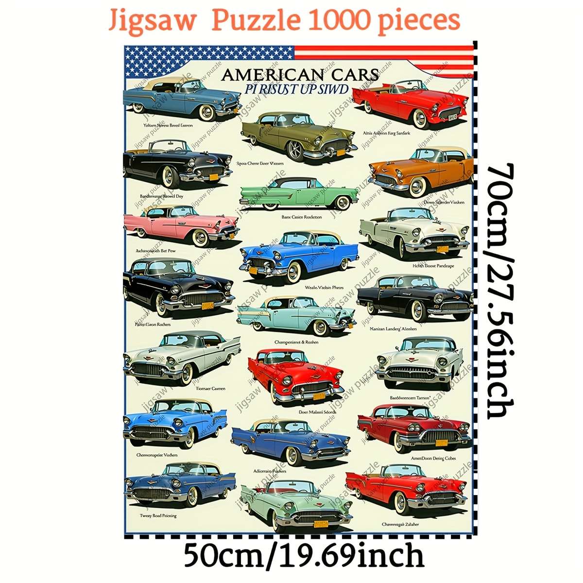 1000 Piece Paper Jigsaw Puzzle For Adults