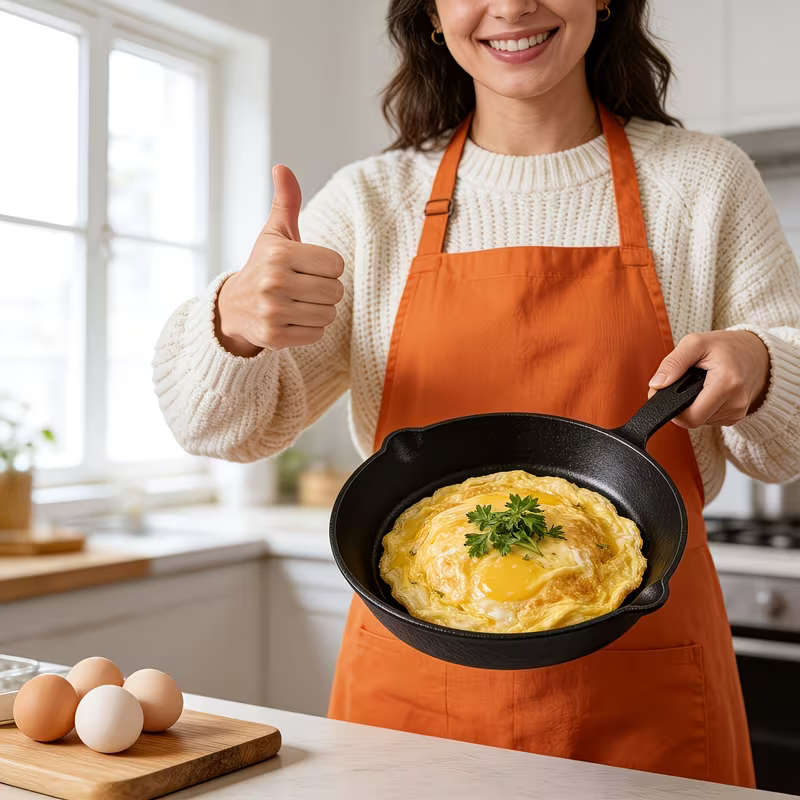 3pcs Cast Iron Skillet Set