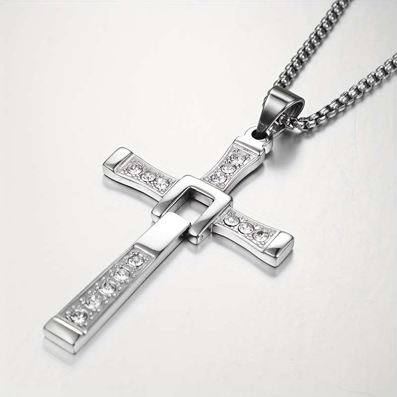 1 Piece Silvery Jesus Theme Pendant