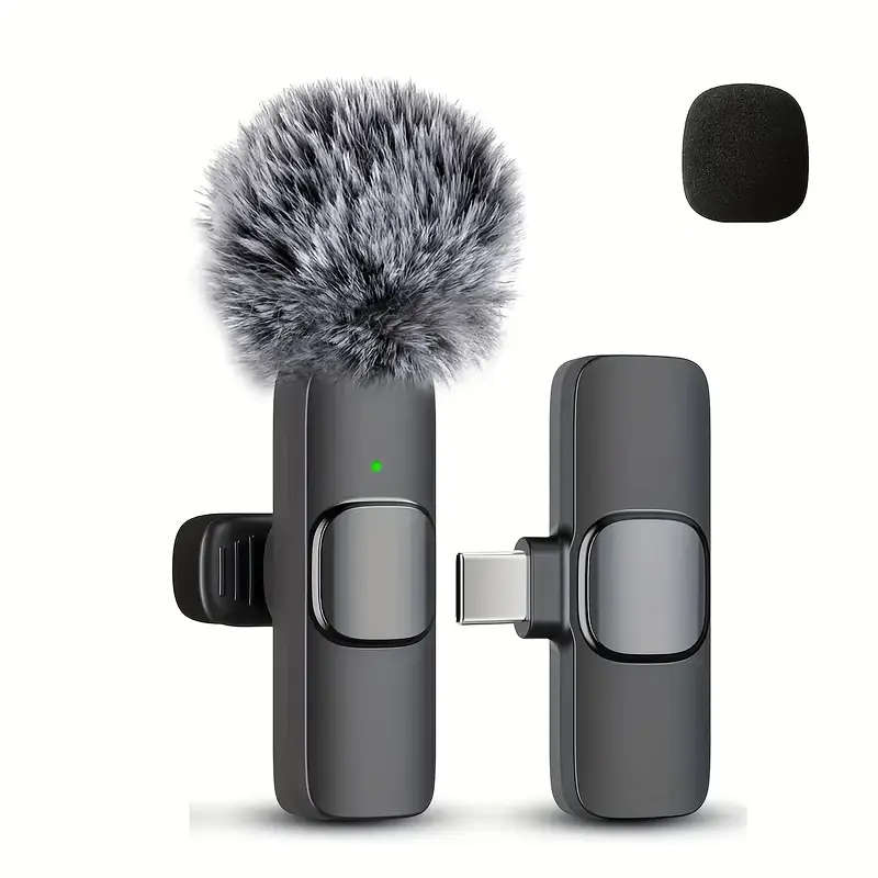 Wireless Noise-Canceling Lavalier Microphone