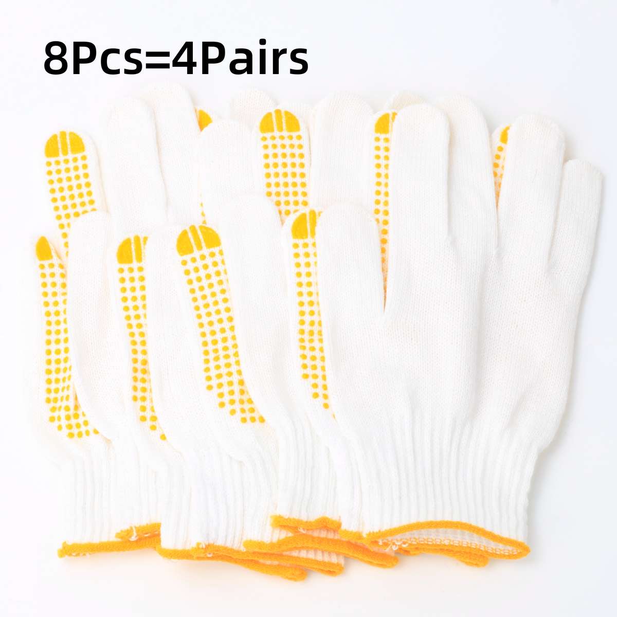 4 Pairs Multi Purpose Work Gloves