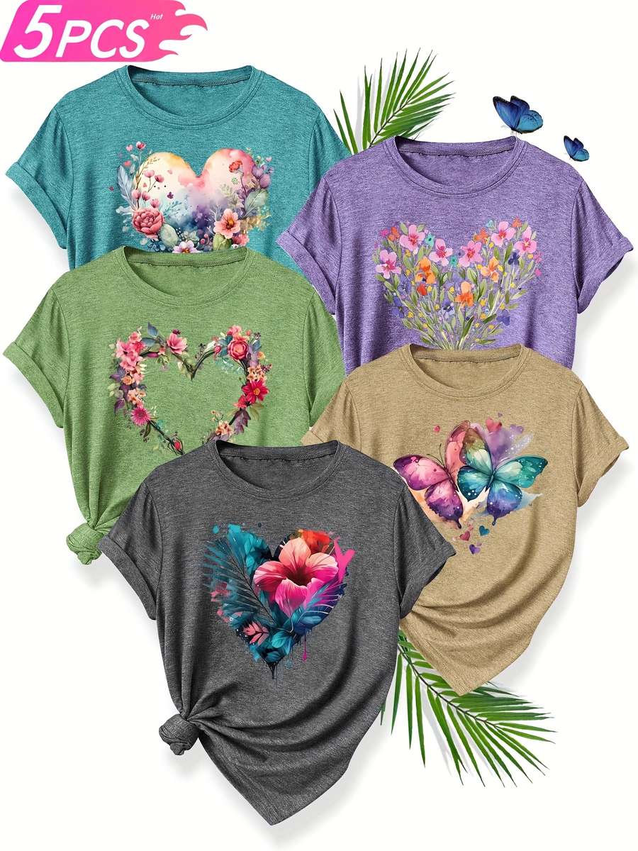 Womens T Shirt Color Peacock Blue Periwinkle Green Cardi Deep Space Gray Sizes