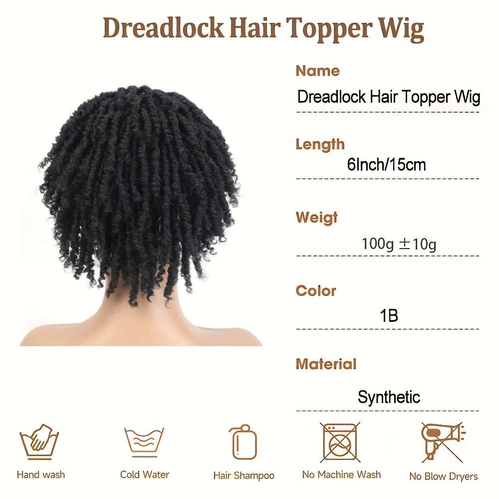 1Pc Lbrown 15.24cm Fashion Design Wig