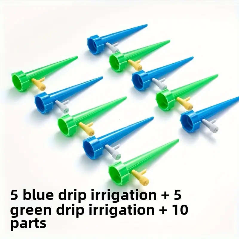 20pcs Plant Watering Drippers with Adjustable Flow Control Valve Polypropylene Self-Irrigation Spike