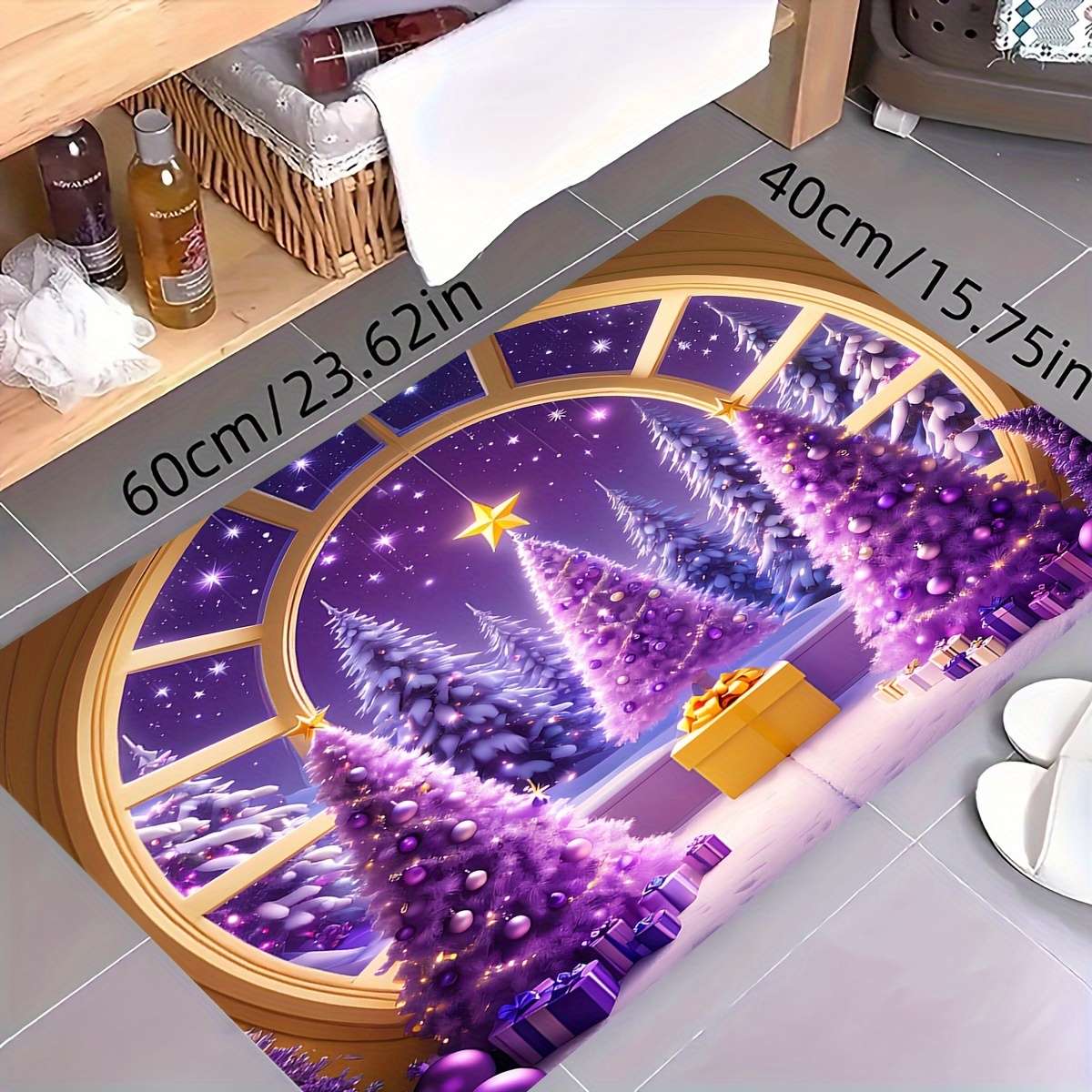 1Pc 15.74x23.62inch 40x60cm Floor Mat