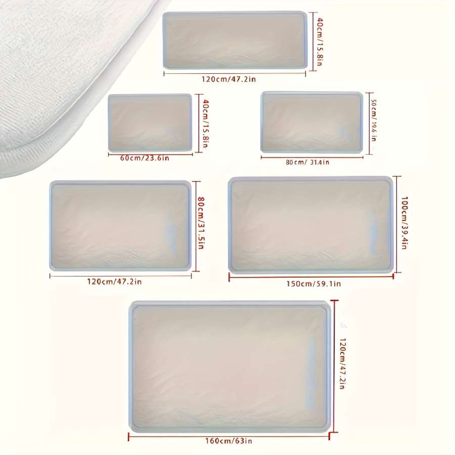 1Pc 23.62x35.43inch 60x90cm Floor Mat