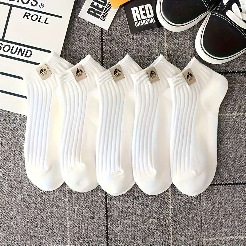 10 Pairs White One Size High Elastic Socks