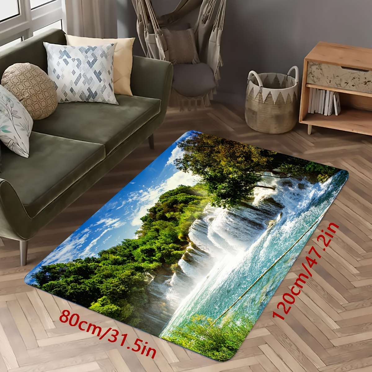 1Pc 19.68x31.49inch 50x80cm Floor Mat