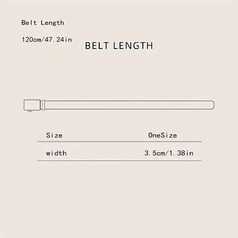 Men's Casual Outdoor Belt With Dial Design Yellow