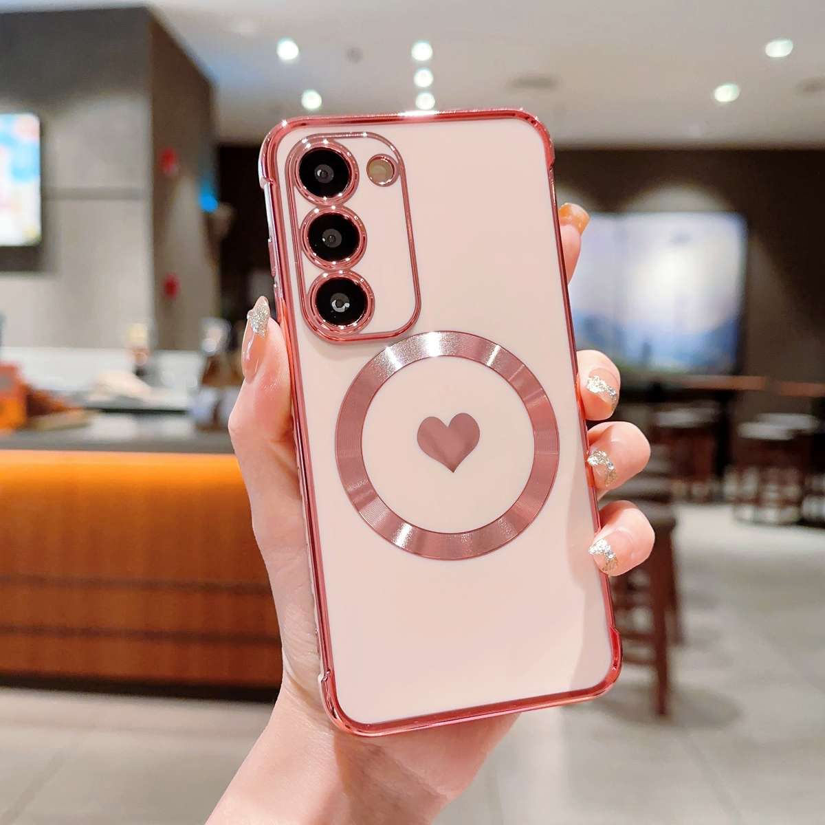 1pc Black For Samsung Galaxy S22 5G Phone Cases