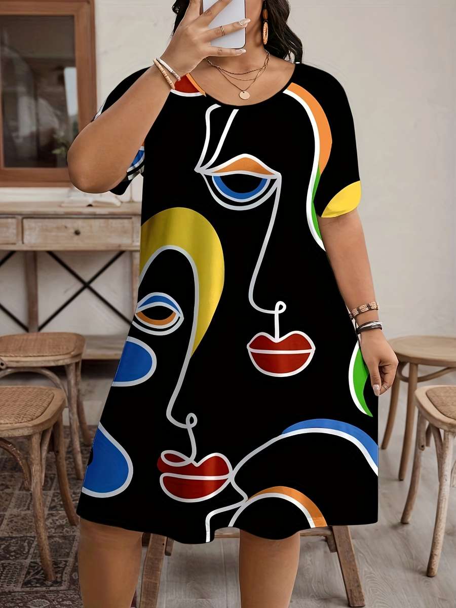 Women S Dress Color Black Size 5Xl