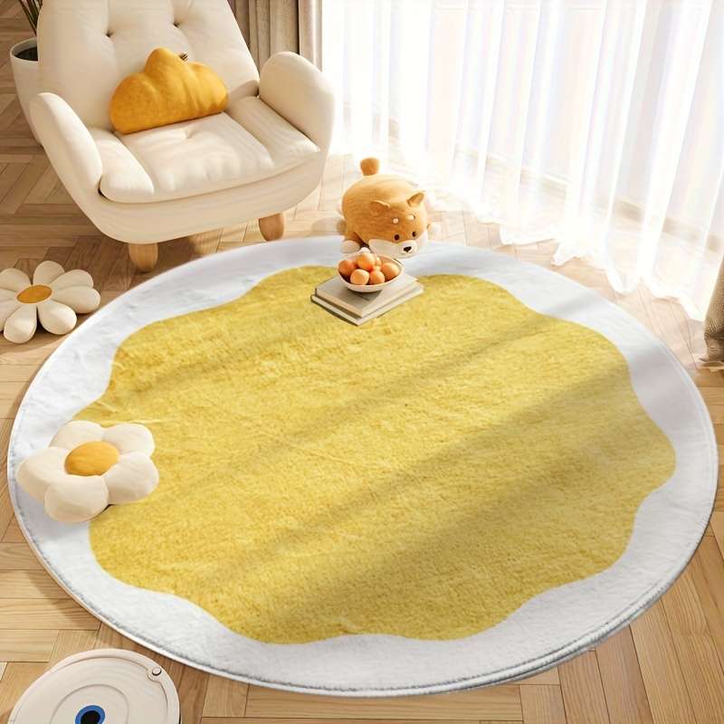 Yellow 80x80cm 31.5x31.5inch Floor Mat