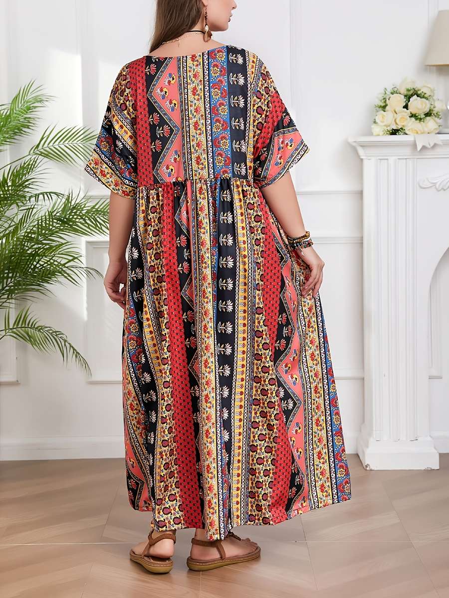 Women S Dress Color Black Red Size 5Xl