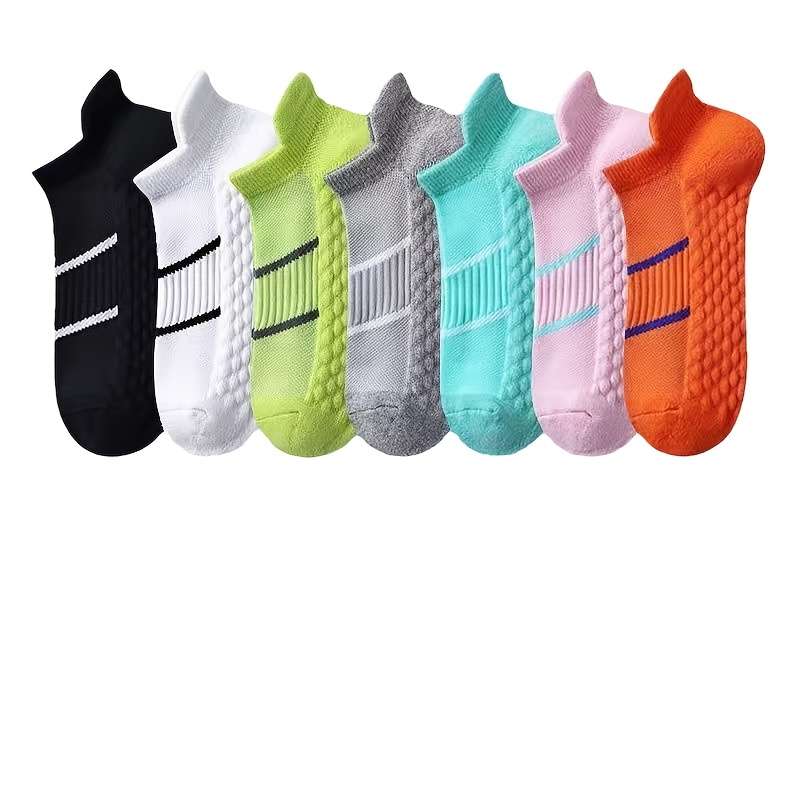 7 Pairs Color Mixes High Elastic Socks