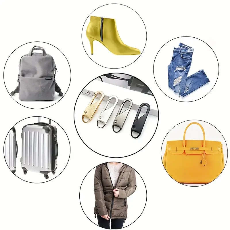 4pcs Versatile Zipper Pull Replacements