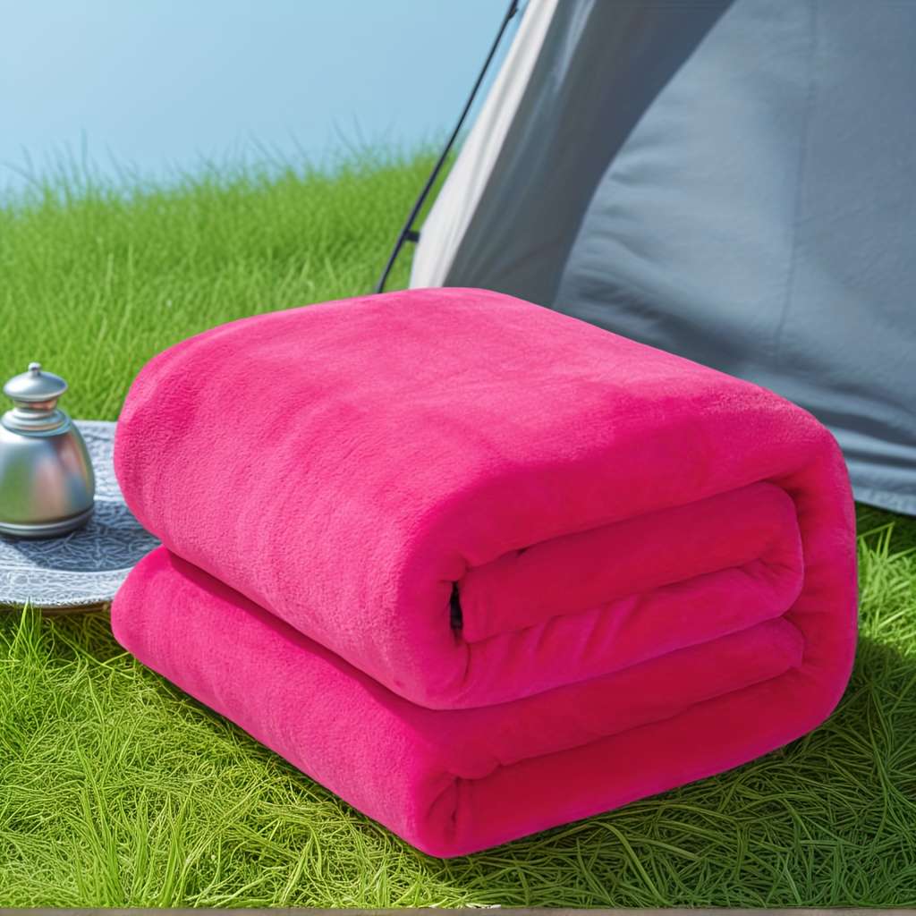 1ps Blanket Color Bright Green size 180x200cm 71x79in