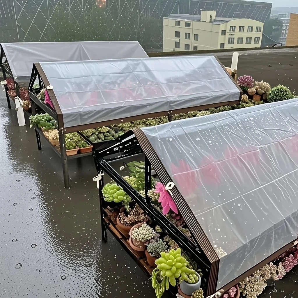 1 Clear Waterproof UV Resistant Tarp