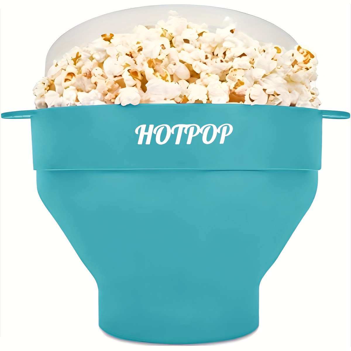 1set Microwave Popcorn Maker Popcorn Maker Foldable Bowl BPA Free and Dishwasher Safe 10 Colo