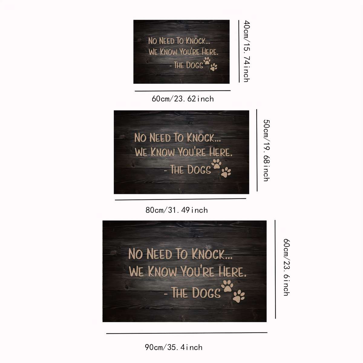 1Pc 19.69x31.50inch 50x80cm Floor Mat