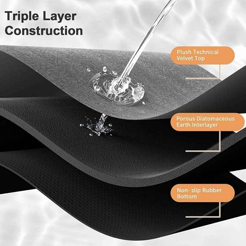 1Pc 15.7x23.6inch 40x60cm Floor Mat