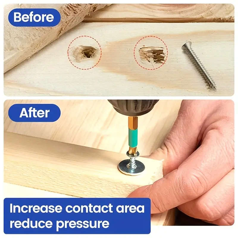 Set Of 180 Stainless Steel Washers