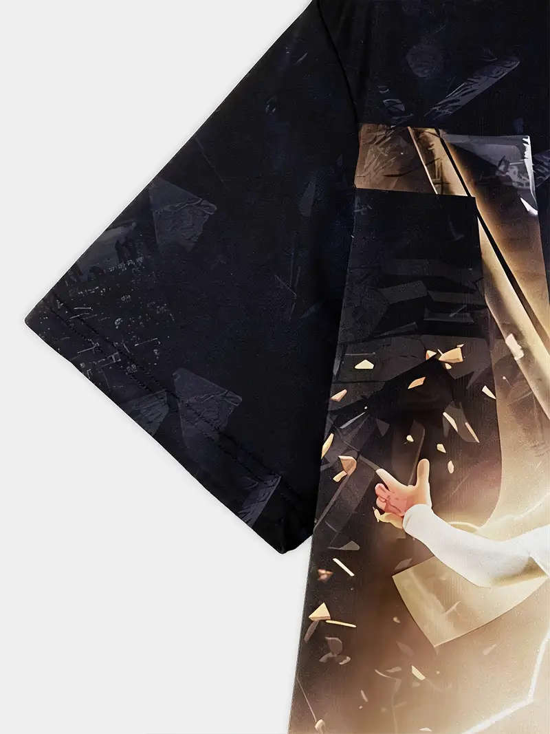 Kids Soccer T-Shirt, Crew Neck - Size: 9-10Y