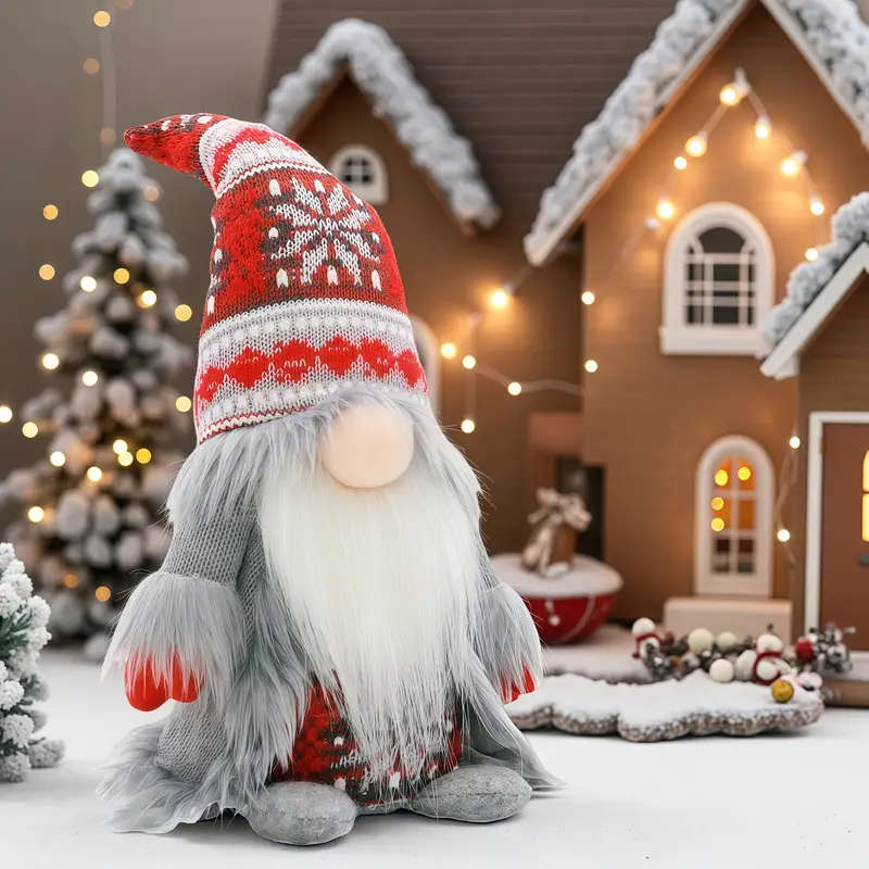 Nordic Style Christmas Dwarf Statue