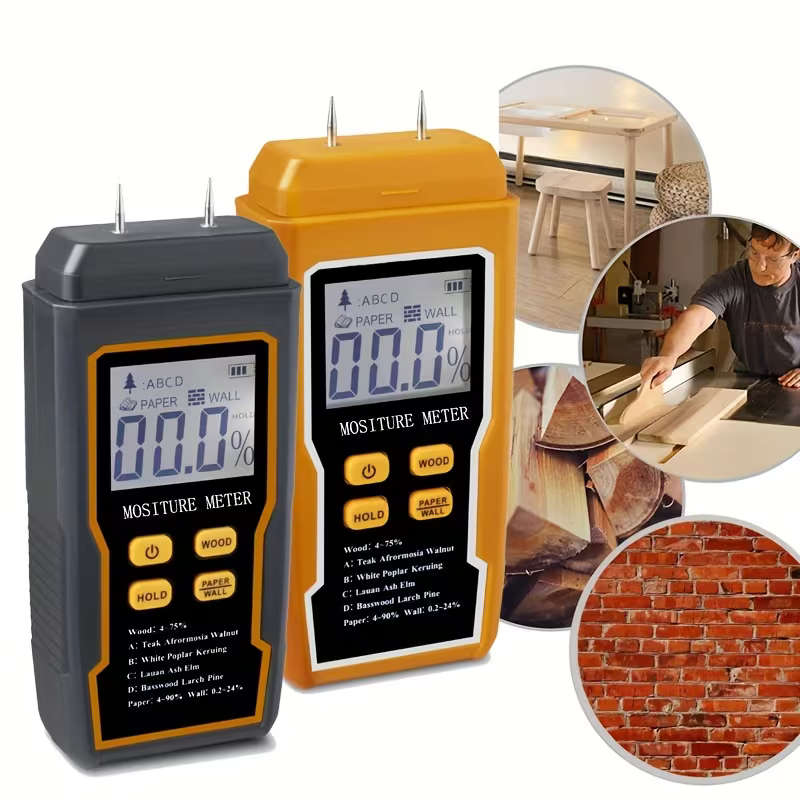 Digital Paper Wood Concert Sheetbrick Walls Moisture Meter