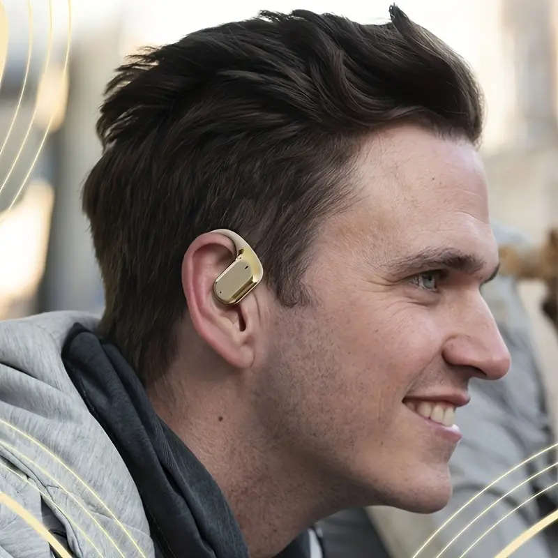 True Wireless on-Ear Music Headset Gaming Earbuds Video TWS HIFI Dolby Bass 9D Stereo HD Calling Ear