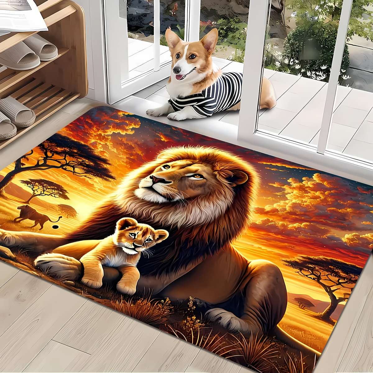 1Pc 60x90cm Floor Mat