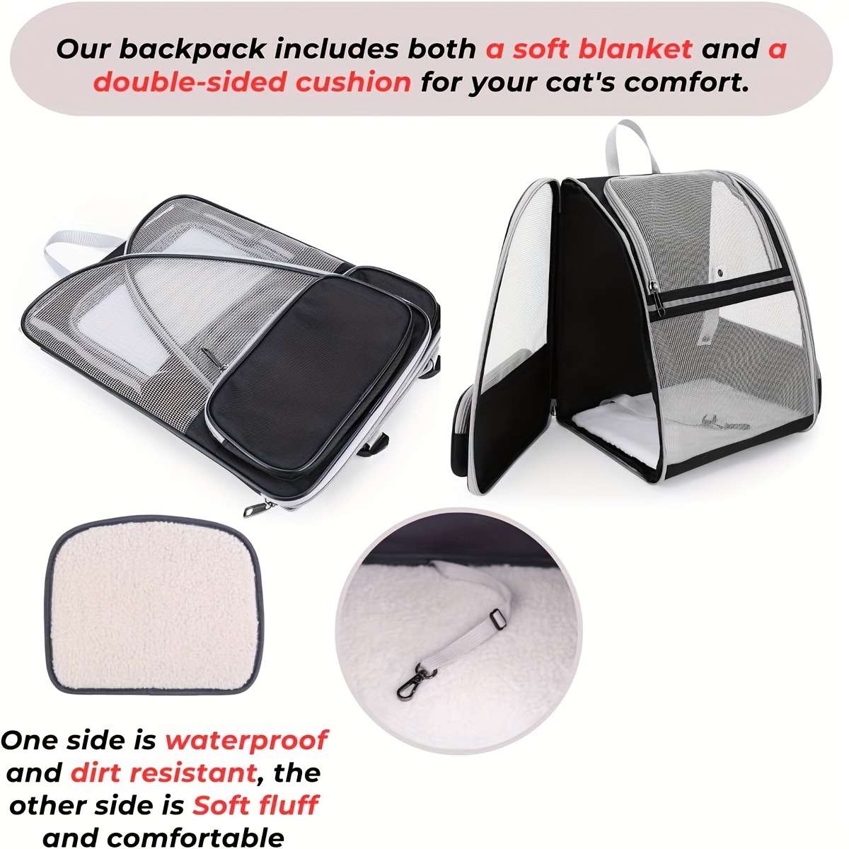 Pinksize One size Pet Bag