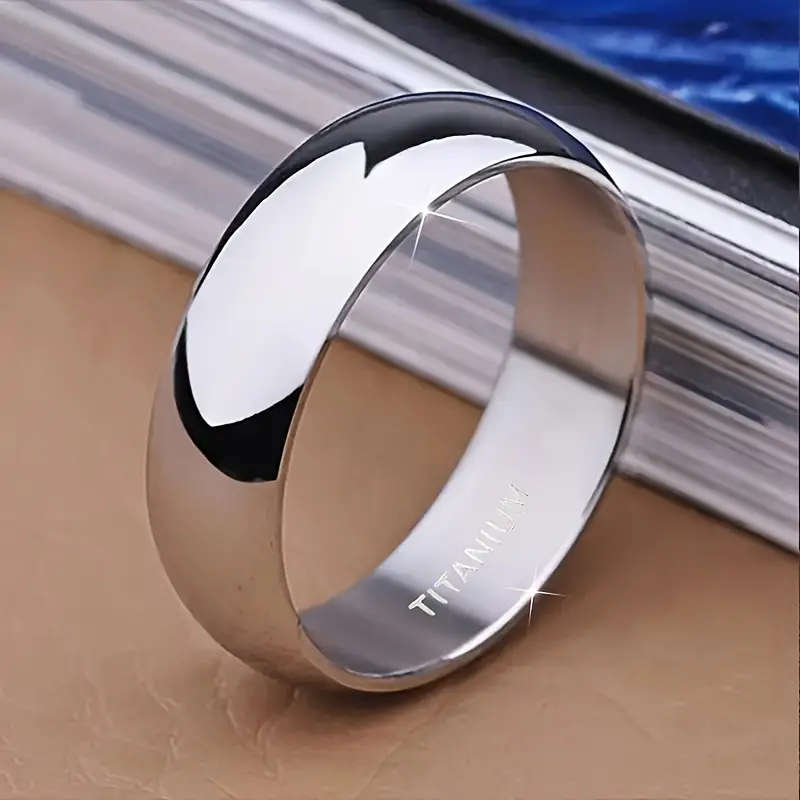Titanium Ring - 6mm Wide