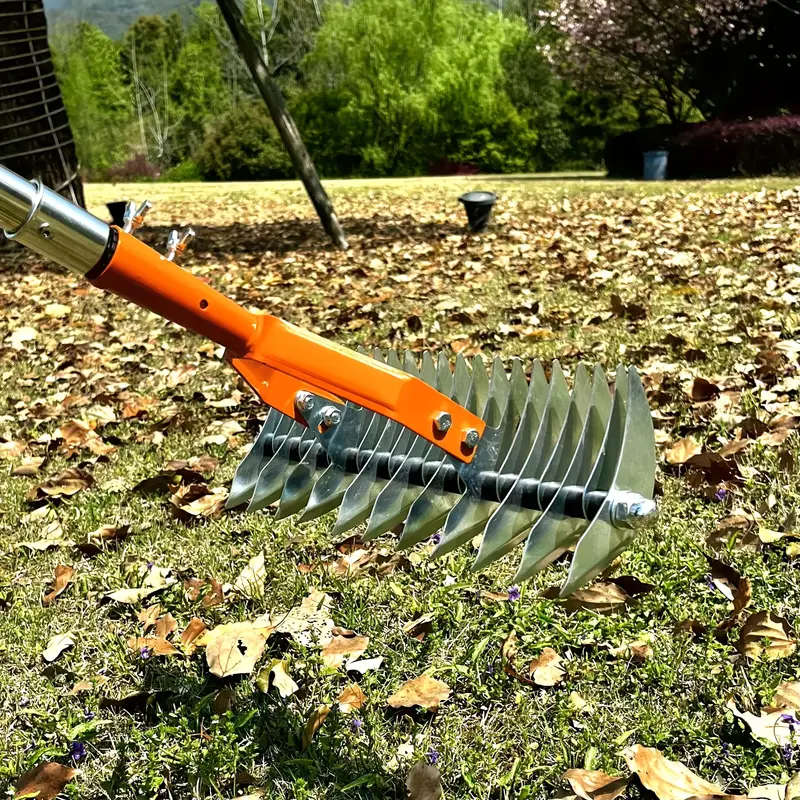 Heavy-Duty Garden Weed Rake