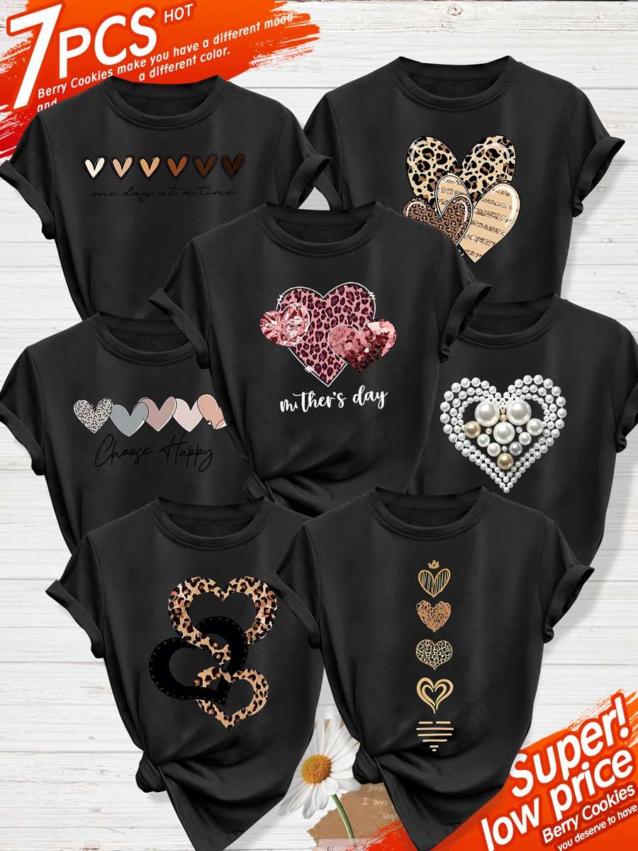 Womens T Shirt Color Black Sizes
