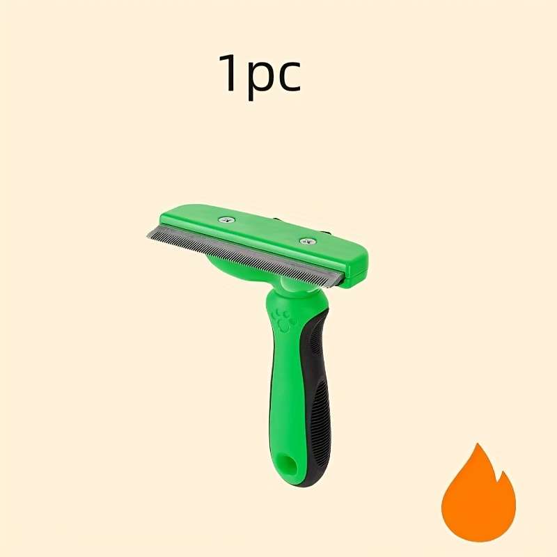 Orange Red Small Pet Comb