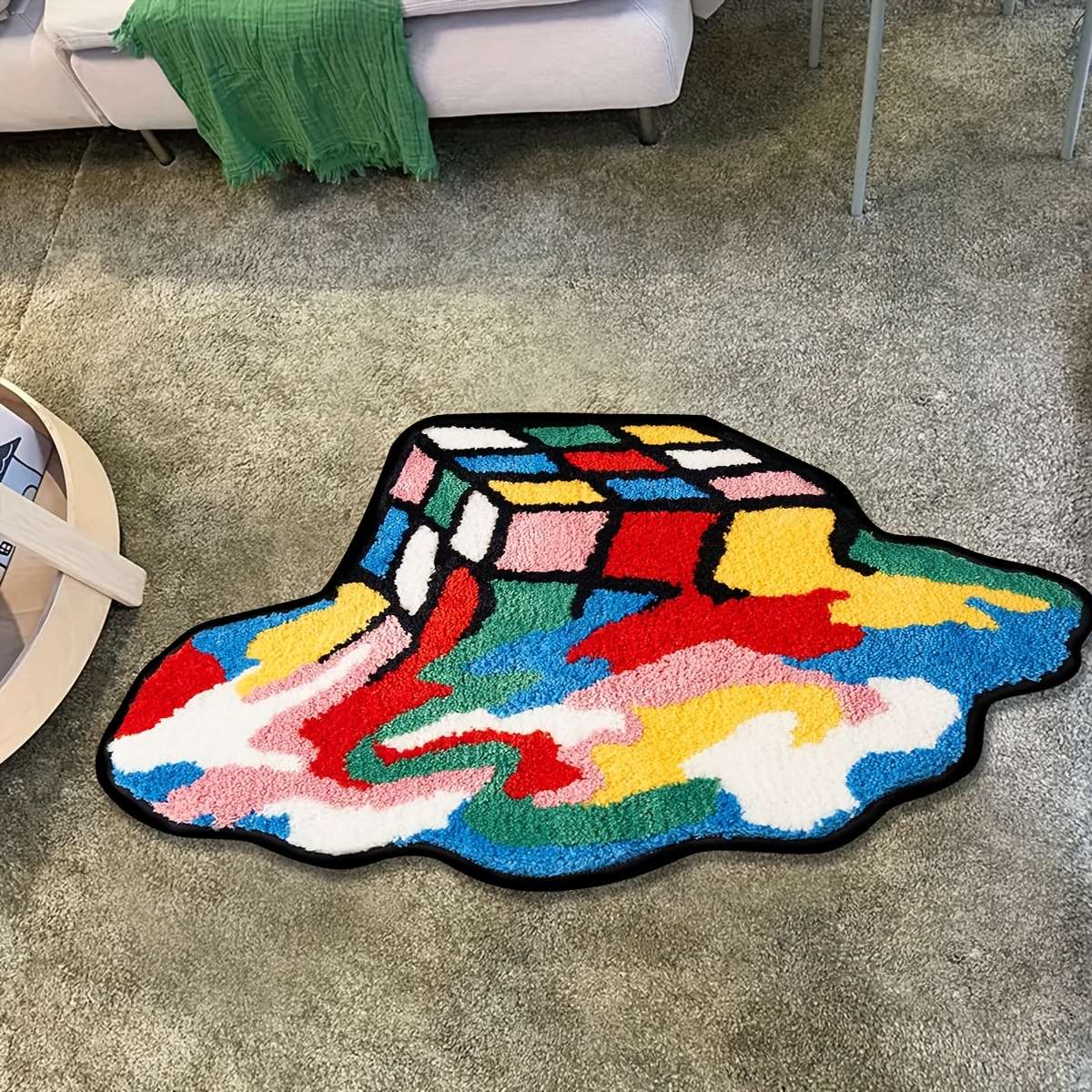 1Pc 29.53x19.69inch 75x50cm Floor Mat