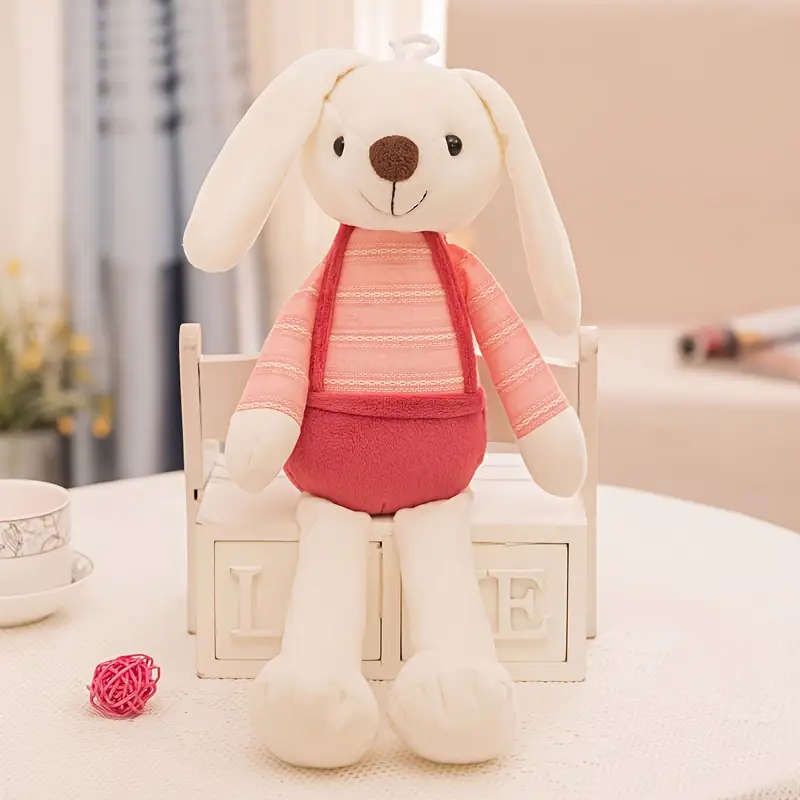 Sugar Bunny Doll Pillow Plush Toy Female Companion Children's Gift Rag Doll Red