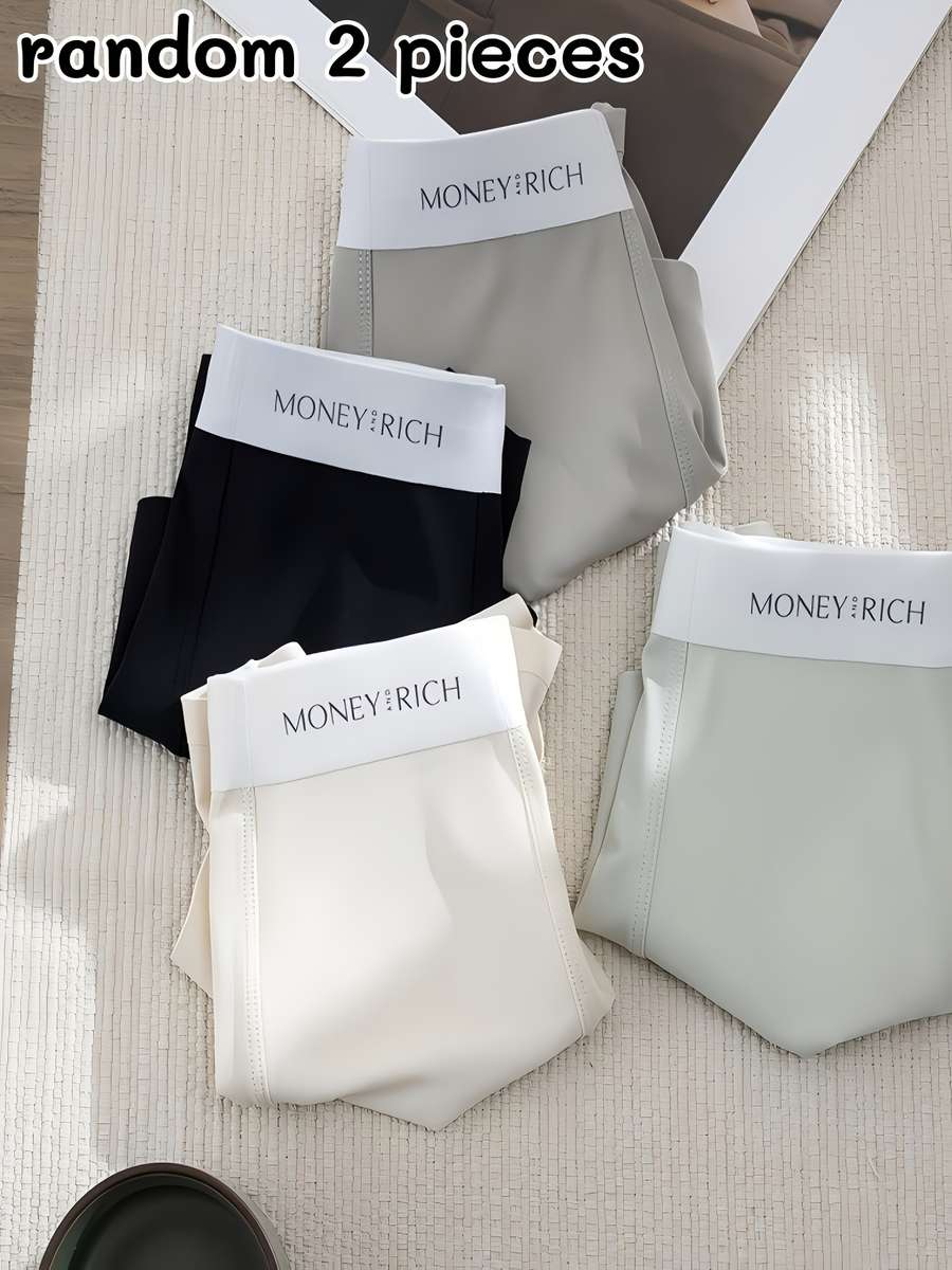 Mens Underwear Color 2Pcs Random Mixed Colors Sizem