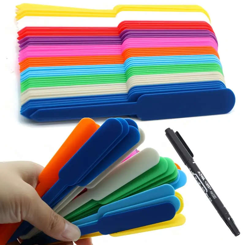 50 Thickened Plastic Labels