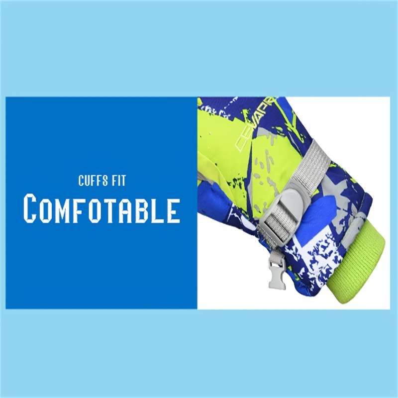 1 Pair Green Size L Warm Gloves