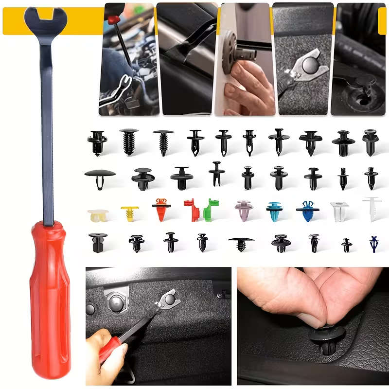 130pcs Car Retainer Clips And Fastener Remover Kit