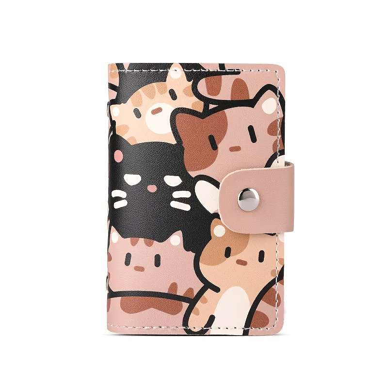 1pc New Women'S Card Holder Compact with Multiple Slots Large Capacity for Driver'S License And V