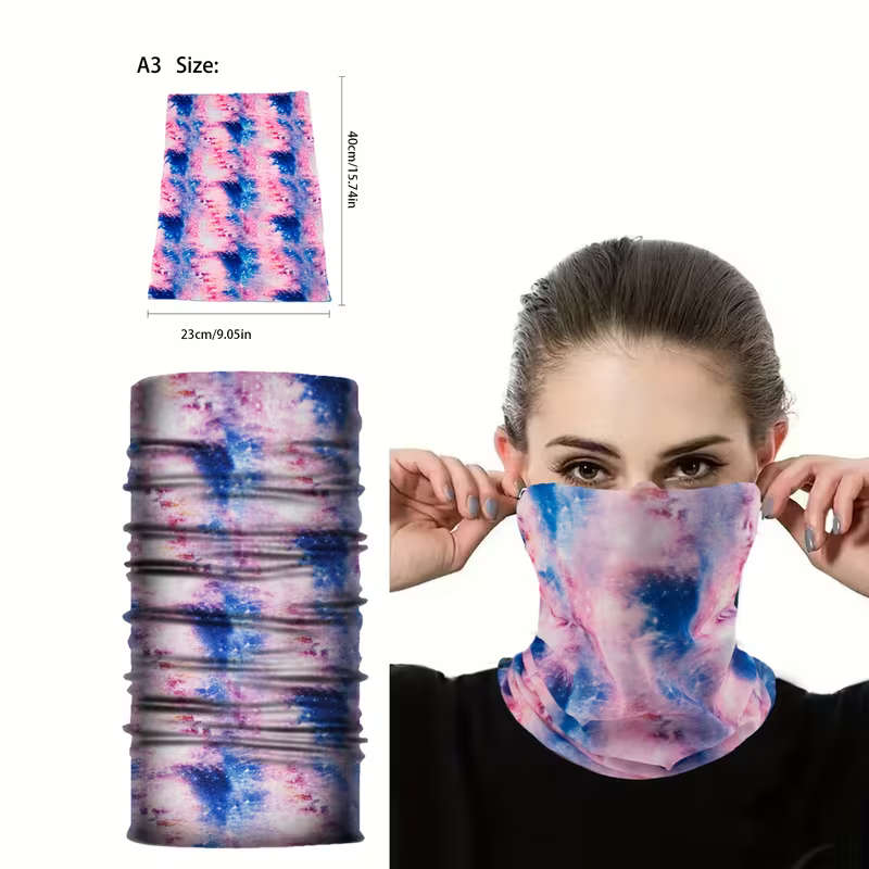 Breathable Polyester Bandana Face Mask Neck Covering