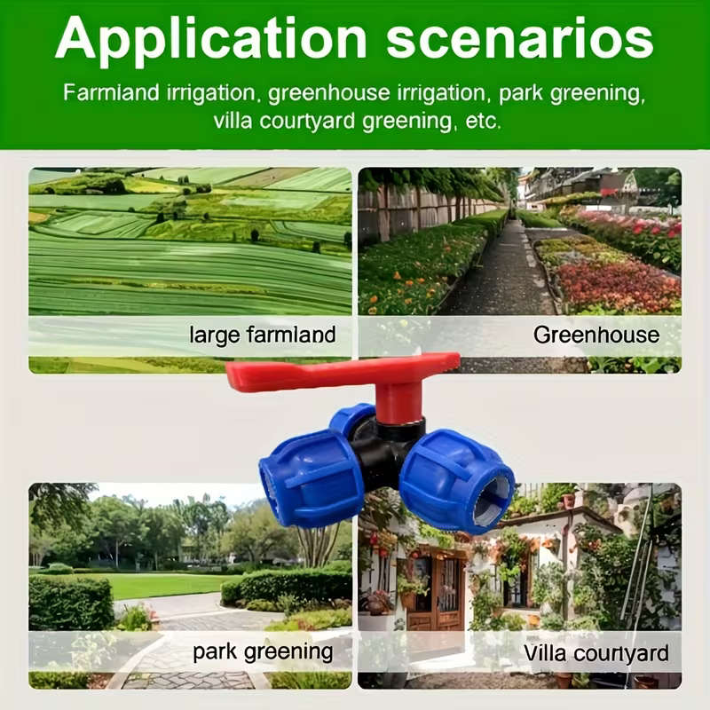 PE20 High Flow Quick Connect Three-Way Valve