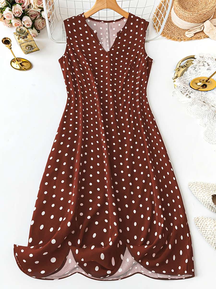 Women S Dress Color Coffee Brown Size 5Xl