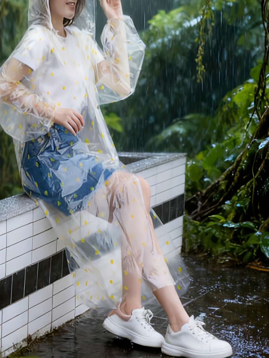 Raincoat Transparent Size Onesize