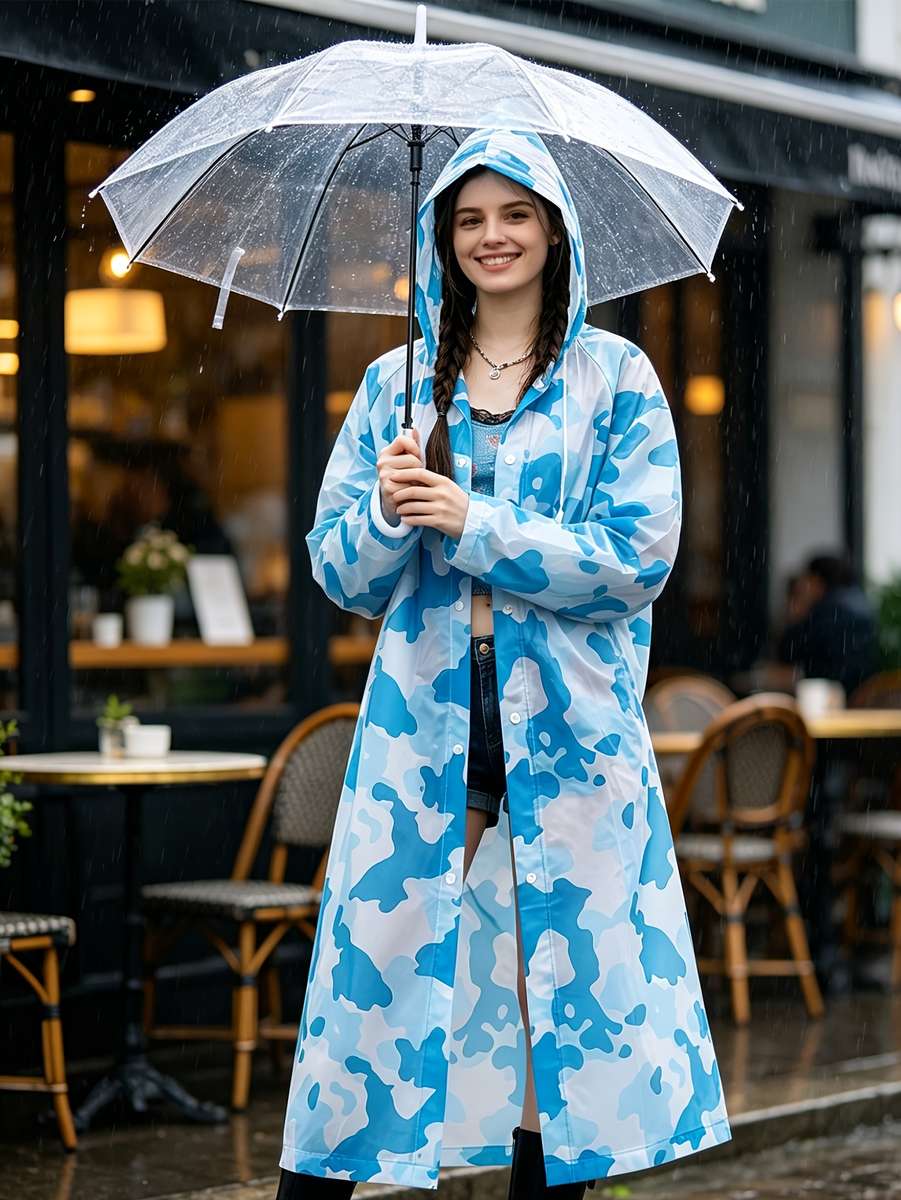 Raincoat Mixed Colors Size Asian Onesize