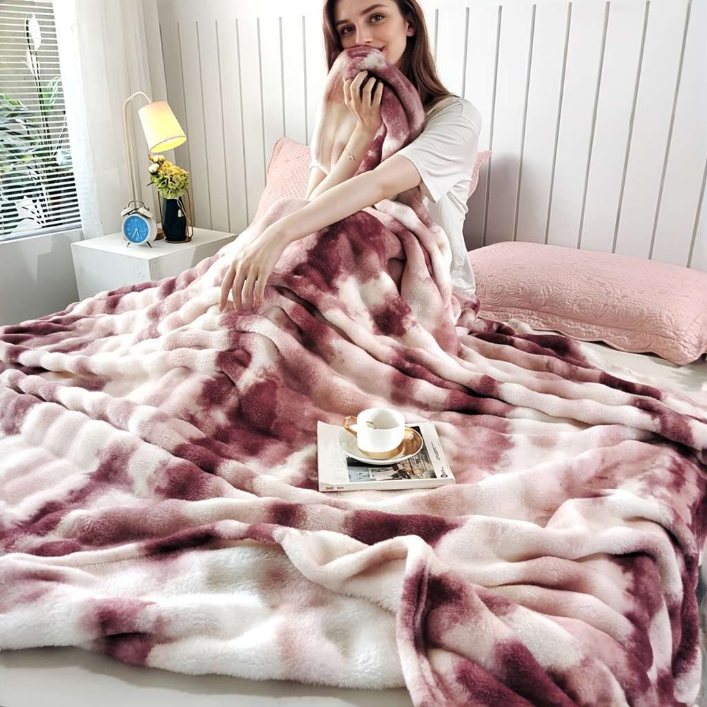 Blanket Color Dark Coffee size 180x200cm