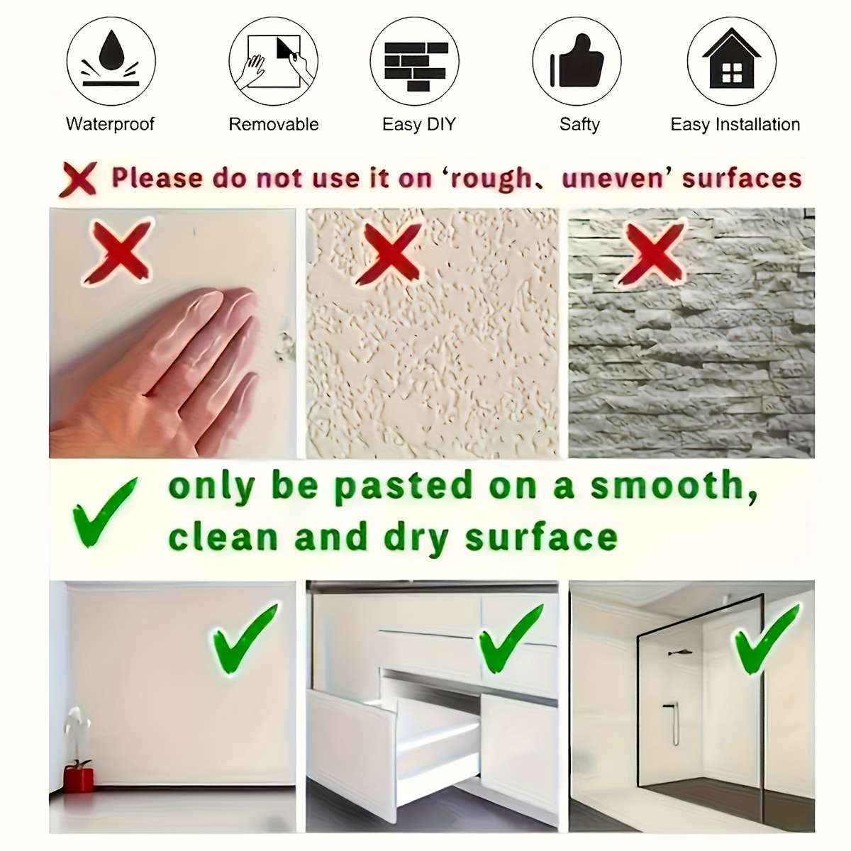 1PC Wall Stickers40x300cm 15.75inx118.11in