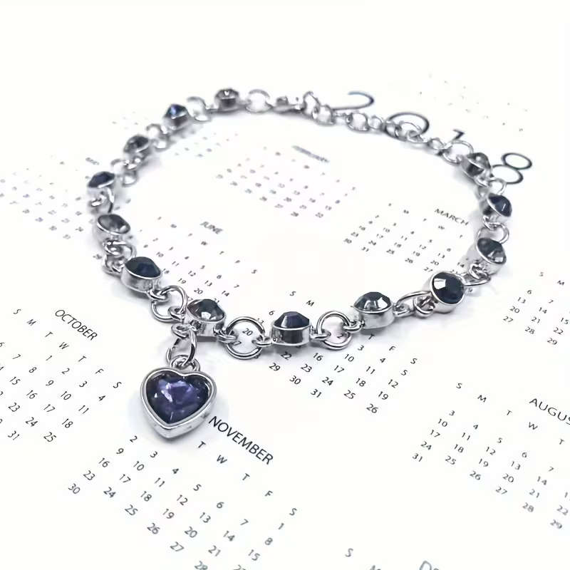 Stylish and Elegant Ocean Heart-Inspired Women's Bracelet